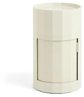 HAY Facet Sidobord Högt Äggskalsfärg